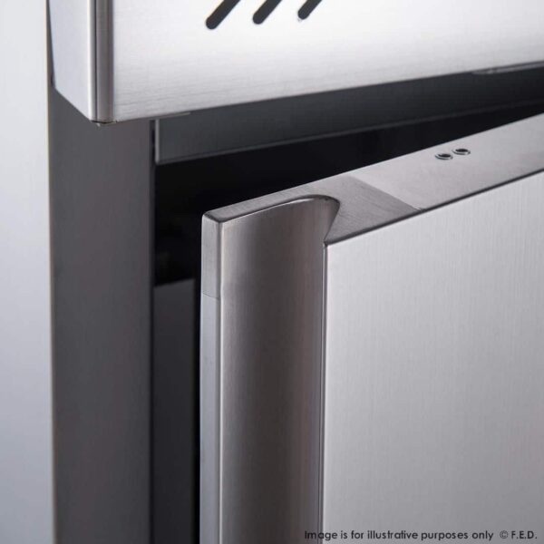 FED-X S/S Single Door Upright Fridge - XURC400SFV -